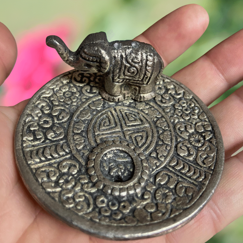 Porta Incenso Elefante da Prosperidade