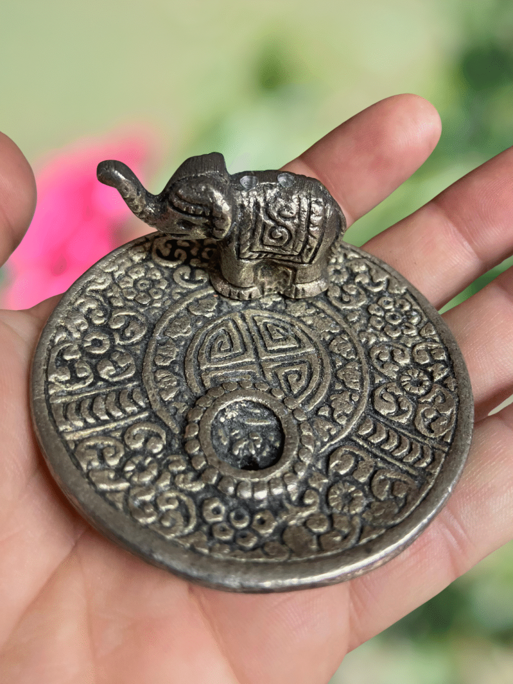 Porta Incenso Elefante da Prosperidade