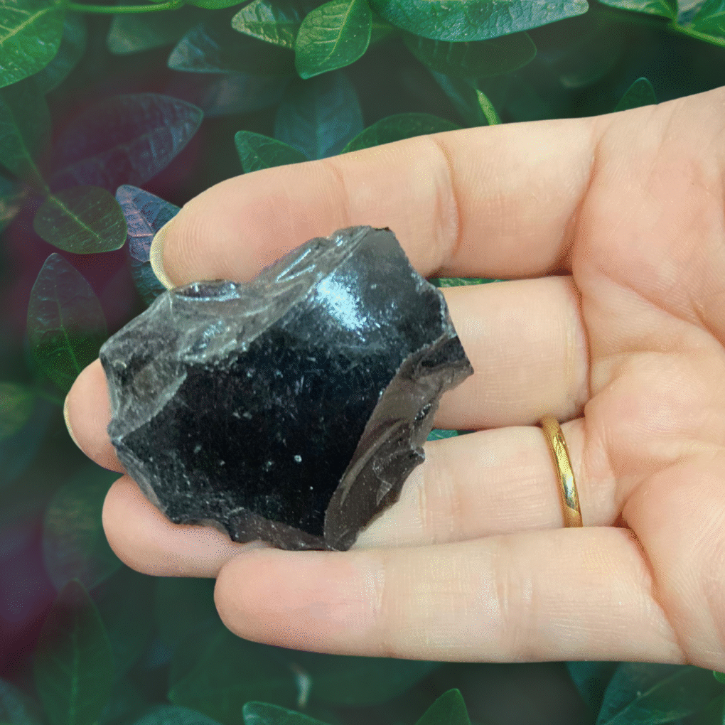 Obsidiana Negra Bruta – Proteção, Verdade e Transformação