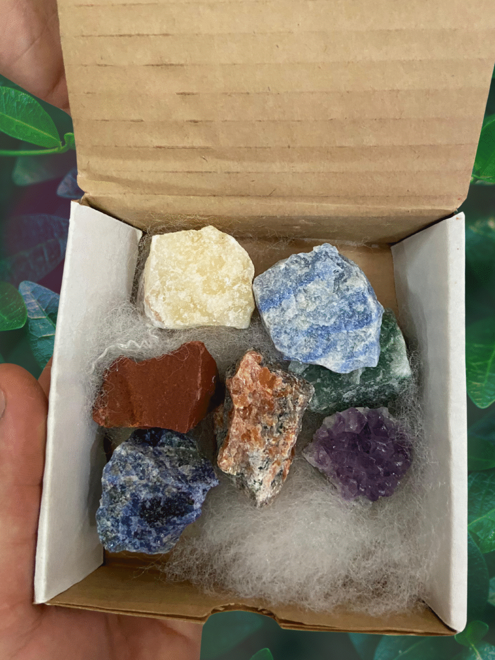 Kit de Pedras dos Chakras — Conexão, Equilíbrio e Cura