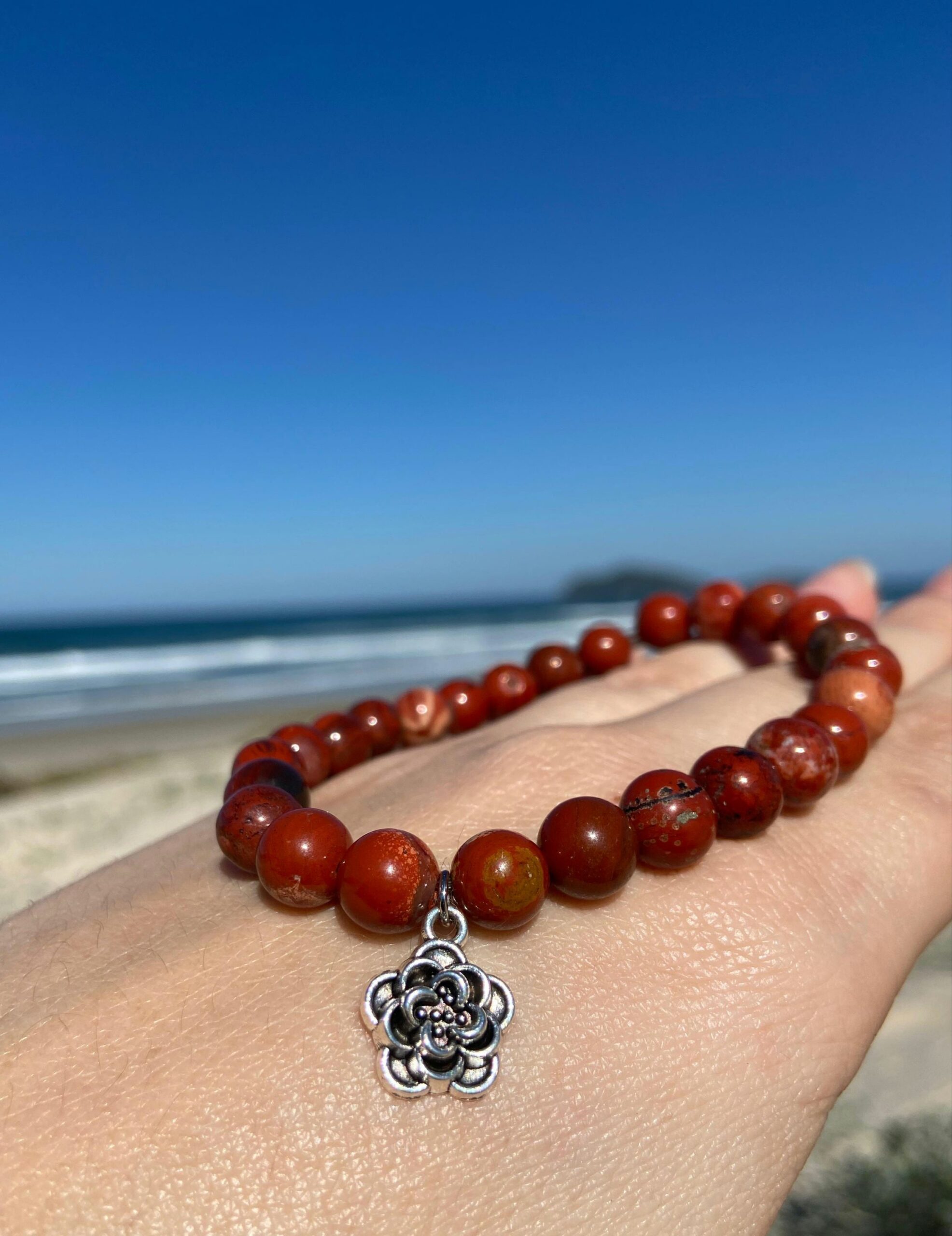 Pulseira Jaspe Vermelha – Força & Enraizamento ð¹