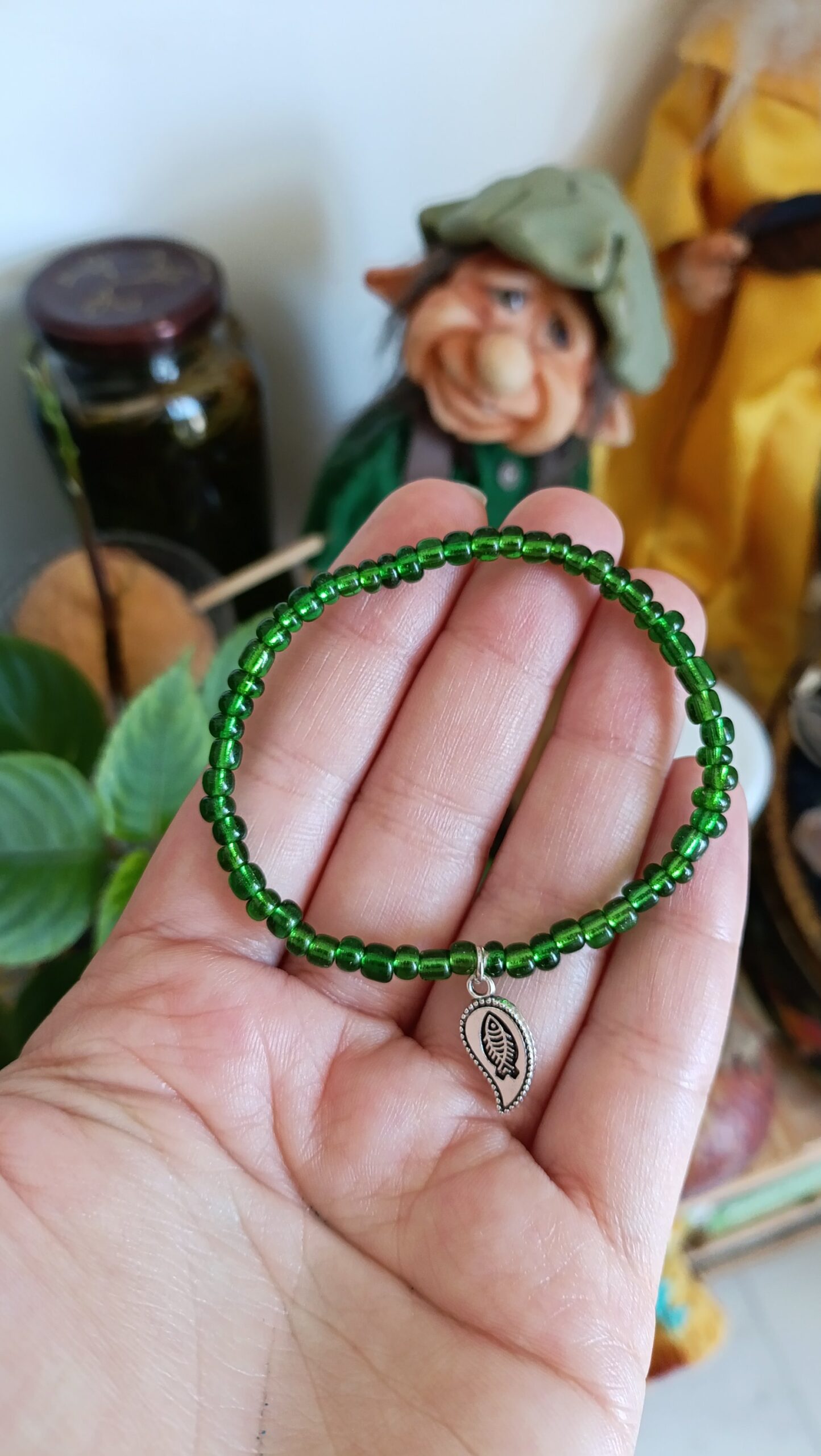 Pulseira Oxóssi – Proteção & Caminhos Abertos ð