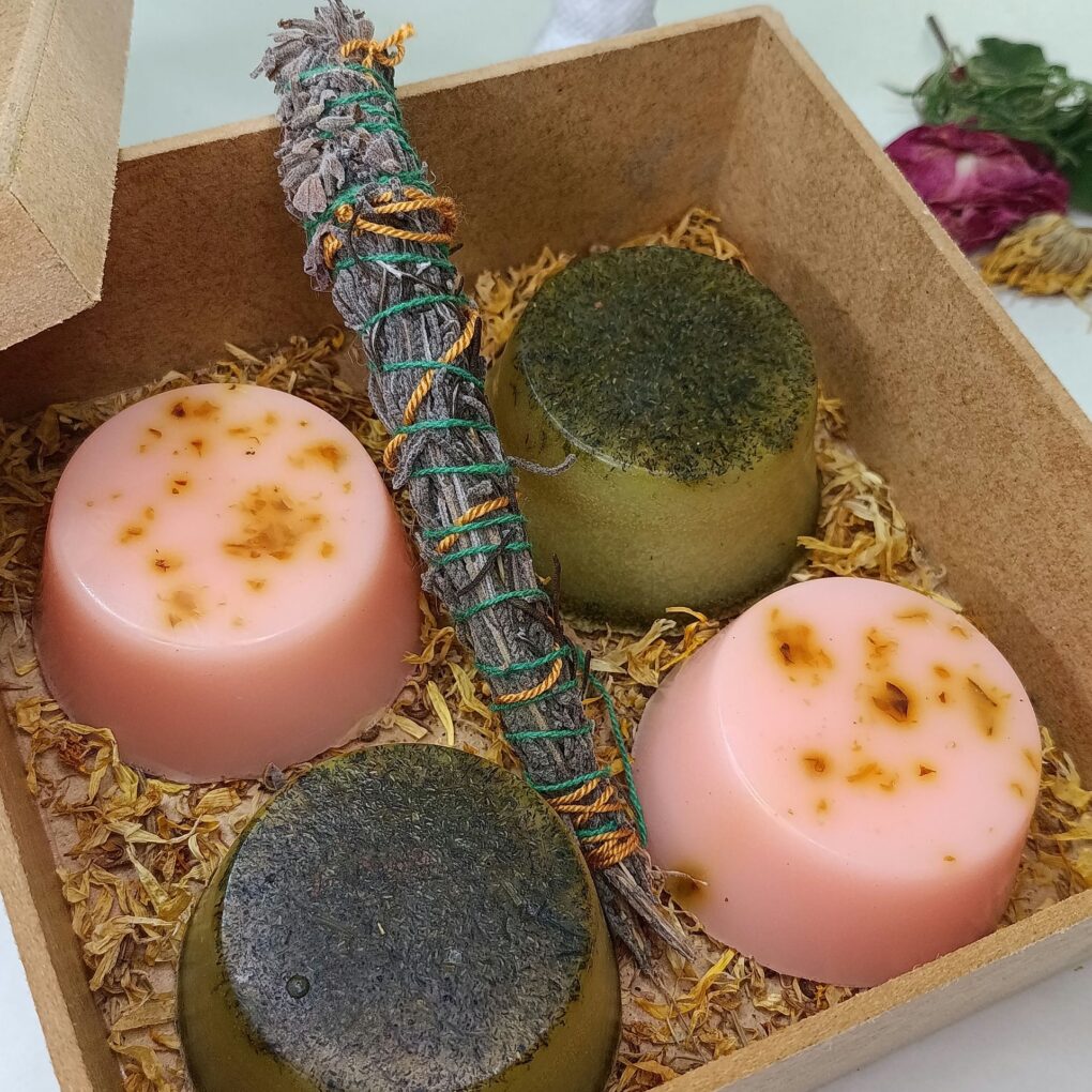 Kit de Sabonetes Artesanais Flor de Brisa ðª»