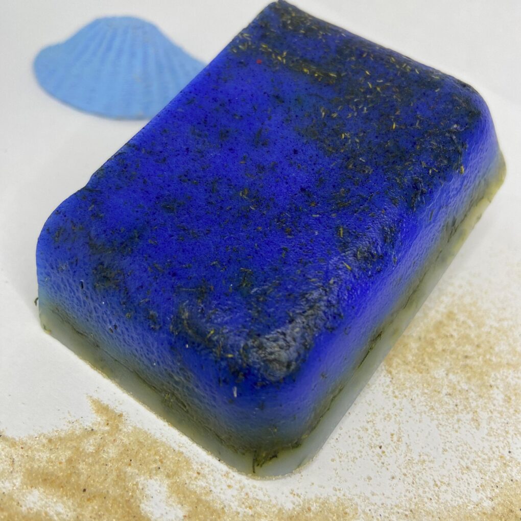 Kit 3 sabonetes praia - Anil, camomila e essência de hortelã ð